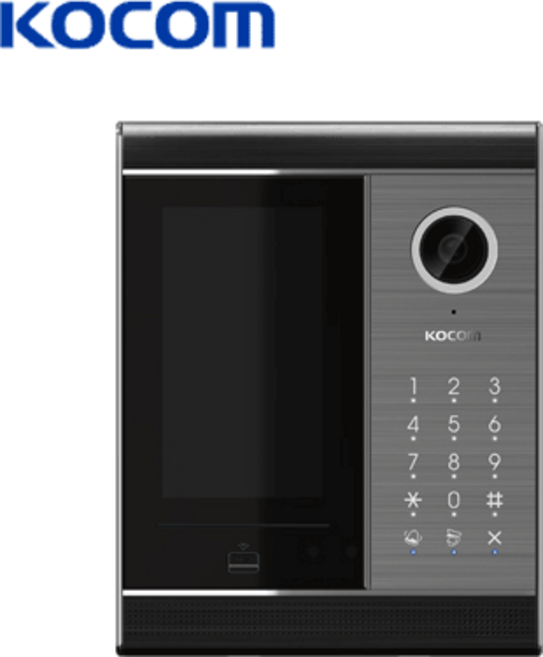 코콤 K5B LP-S700M 7인치 디지털 공동현관 로비폰 (블랙)
