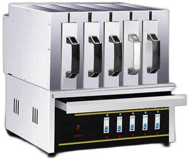 업소용 양꼬치 그릴 자동 구이 바베큐 꼬치구이 간편 화로대 다기능 만능 캠핑, 1개, 7구 (기본형)