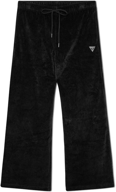 게스언더웨어 웜업 코듀로이 홈웨어 여성 팬츠 - 블랙