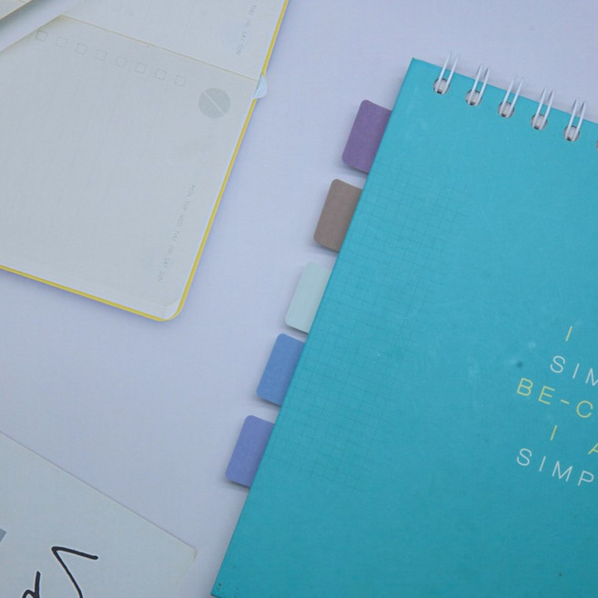 [말랑나무] 인덱스 스티커 종이 책갈피 독서 용품 북마크 귀여운 북마커, 1개, 중형 모란디 120개