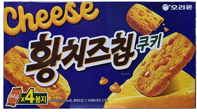 오리온 황치즈칩쿠키, 256g, 1개