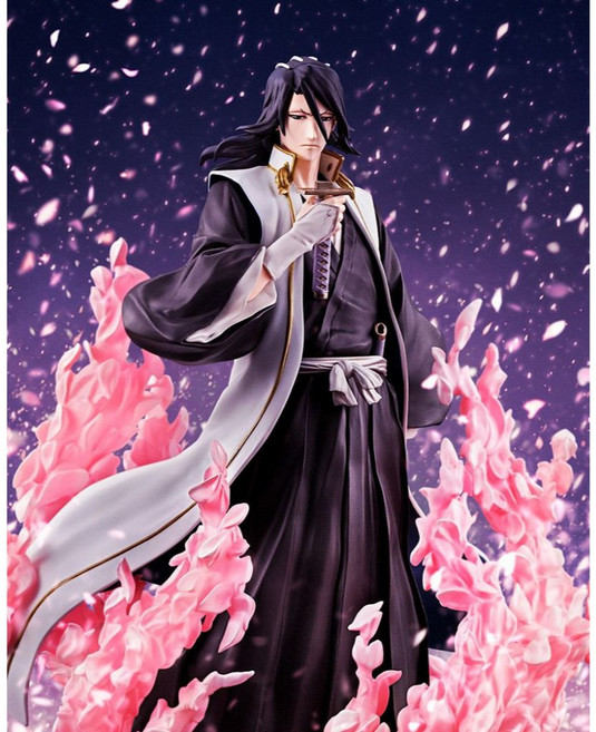 萬代 Figuarts ZERO BLEACH 死神 千年血戰篇 朽木白哉 PVC 公仔 模型 收藏, 1個