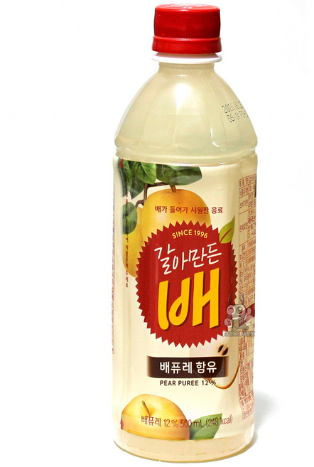 해태음료 갈아만든 배, 500ml, 2개