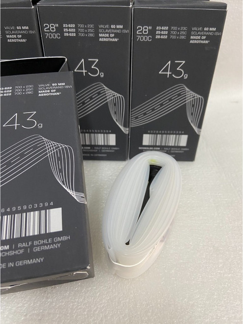 時尚單車 Schwalbe SV20E Aerothan 超輕量化內胎 43g 700*28C 公路車 自行車, 1個, 兩條