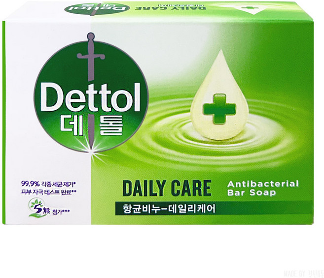 데톨 향균비누 데일리케어, 100g, 4개입