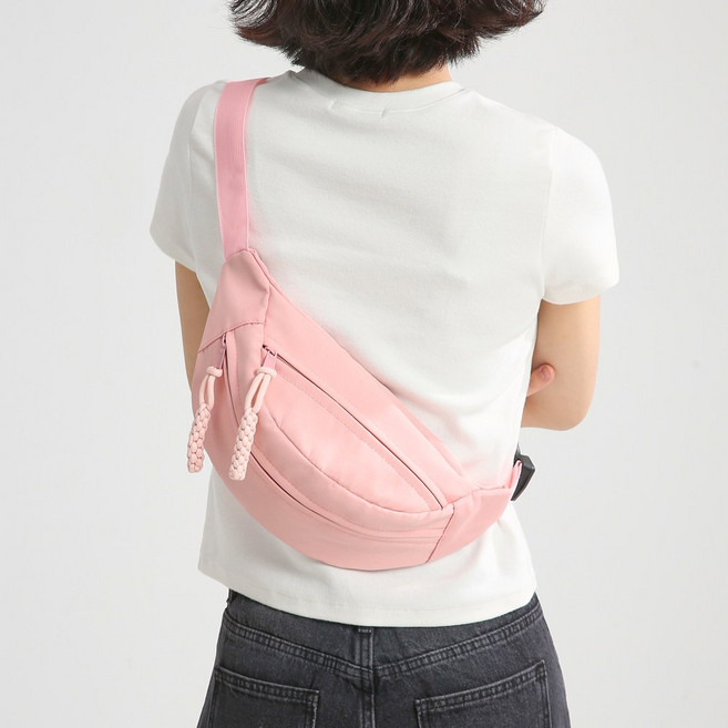 애드에딧 소르베 경량 심플 힙색 슬링백