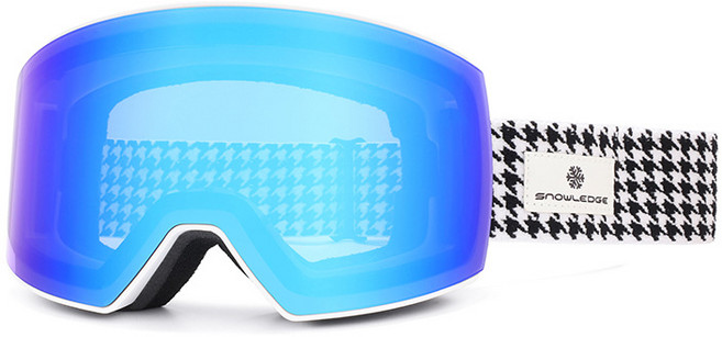 실내외 스키 사이클링 스포츠 고글 통기성 스펀지 안티포그 버클 타입 아시안핏