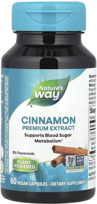 몸관리하세요 겨울입니다 Nature's Way 계피 프리미엄 추출물 베지 캡슐 60정 특별관리진행, NaturesWay계피프리미엄추출물베지캡슐60정, 1개 - 쿠팡