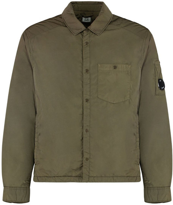 C.P.컴퍼니 렌즈 디테일 패딩 셔츠 재킷