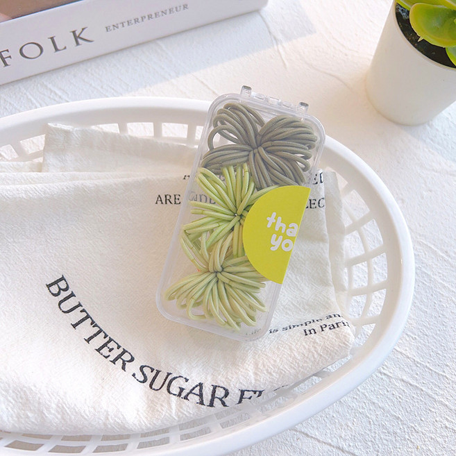 다프네 미니 머리끈 케이스 데일리 헤어끈 헤어고무줄