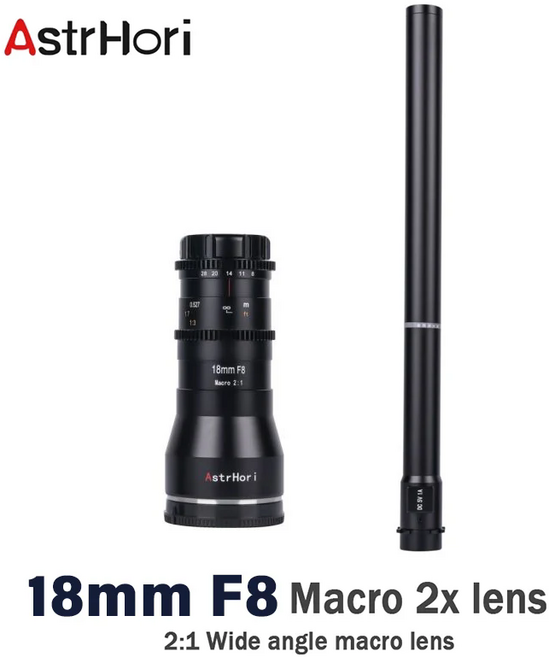 아스트로호리 18mm f8 2X 매크로 프로브 렌즈, 02 캐논 RF, 1개