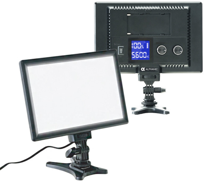 알파믹 W116 유튜브 방송 촬영 지속광 조명 라이브 제품 사진 장비, 1개