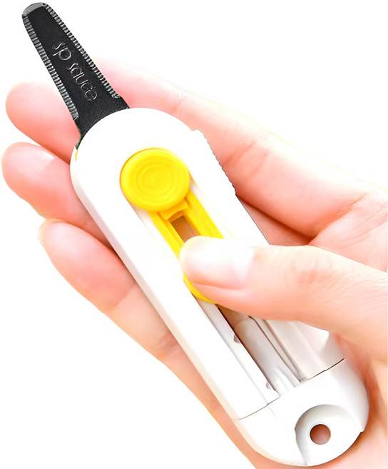 제이루쎄떼 1+1 휴대용 자석 안전 커터날 택배 커터칼, 2개