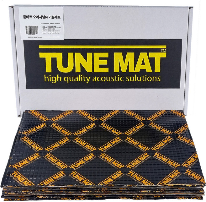 방진매트20장세트선택 튠매트 TUNEMAT 알루미늄 부틸 방음지 차량용 흡음 차음재, 1개