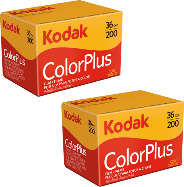 코닥 컬러플러스 200 36장 컬러필름 2롤 + 프레드폴현상소 현상스캔 2개
