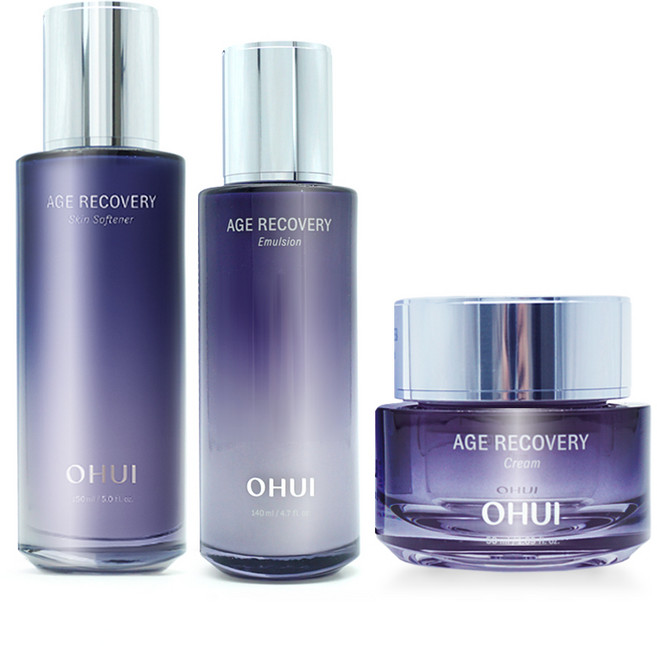 오휘 에이지 리커버리 3종 단품 세트(스킨 소프너+에멀전+크림), 1개