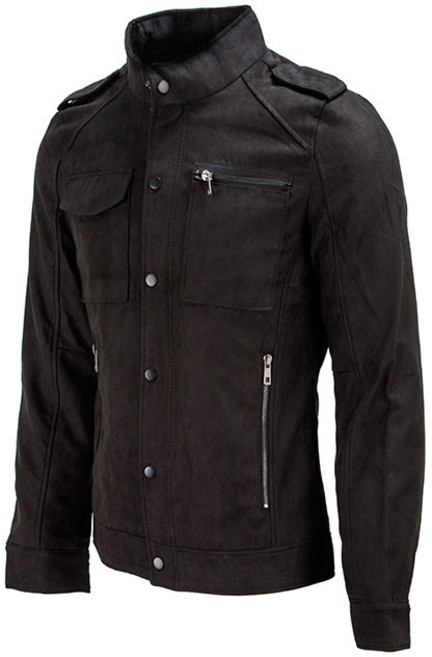 스웨이드 라이더 브라운 맨즈자켓_WJU005