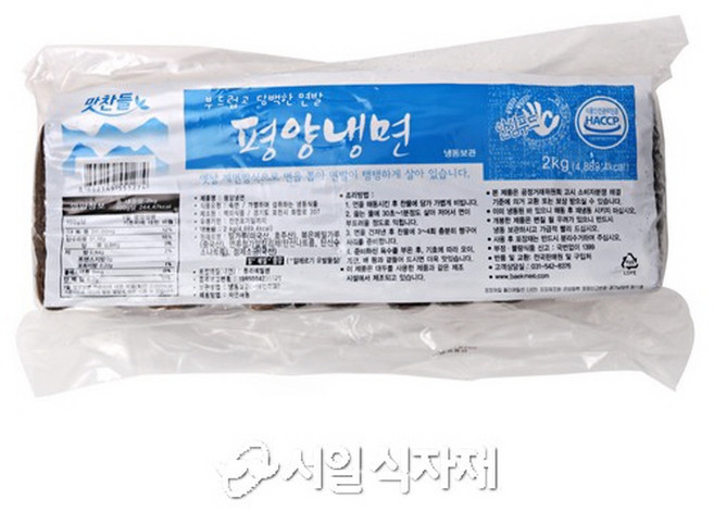 맛찬들 평양냉면사리, 4개, 2kg
