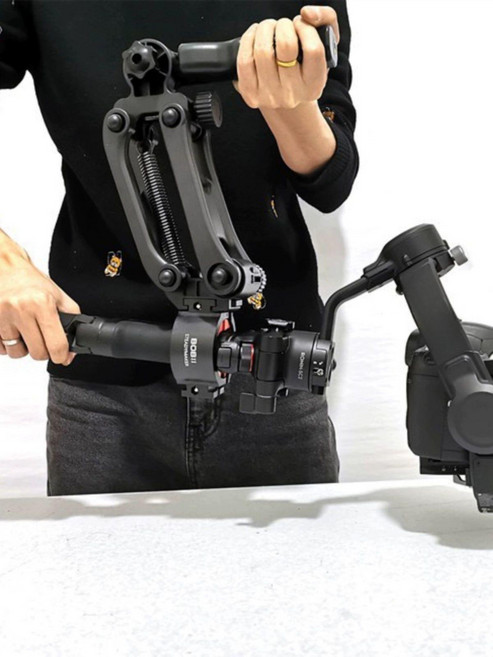 어깨형 짐벌 DSLR 유튜버 안정화 스태빌라이저 동영상 촬영 카메라 고정, 1개, 단일 구성