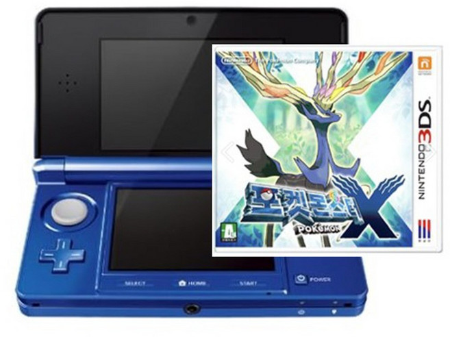 [중고][3DS] 닌텐도 3DS 포켓몬스터 엑스 x 색상랜덤 작다수