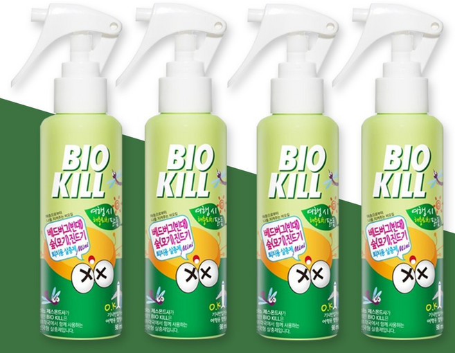 동성제약 비오킬 살충제 진드기 해충 빈대 베드버그 좀벌레 모기, 4개