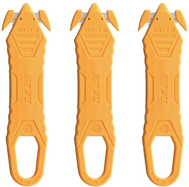 OLFA SK-15 올파 안전칼 238B-3P 안전커터 3개세트 일본제, 3개