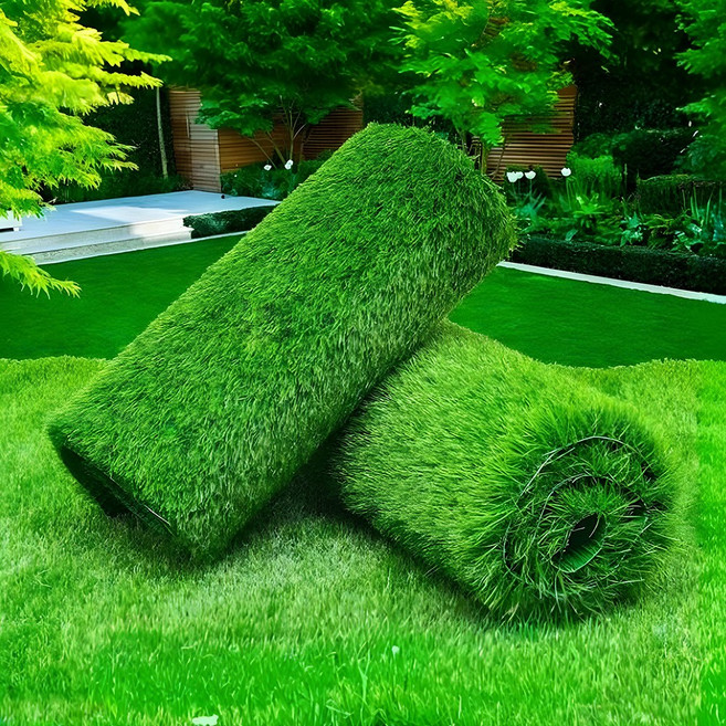 고밀도20mm 조경용 인조잔디 롤매트 고밀1m x 5m, 2개