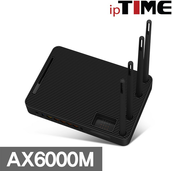 ipTIME 유무선 공유기, AX6000M, 1개