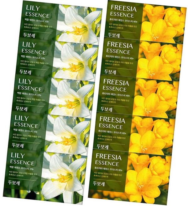 두보레 백합 비누 5개+두보레 후리지아 비누 5개, 10개입