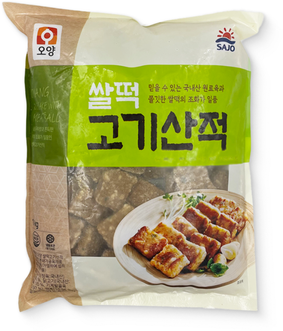 [먹고사는이야기] 사조오양 쌀떡고기산적 1kg, 1개