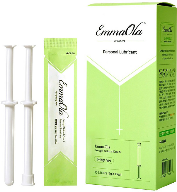 식약처허가 러브젤 엠마올라 S 수용성 약산성 Y존 윤활제, 1개, 20ml