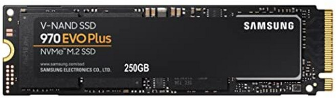 Samsung 970 EVO Plus SSD 1TB NVMe M.2 내장 솔리드 스테이트 하드 드라이브 VNAND 기술 게임용 스토리지 및 메모리 확장 열 제어 기능이 있는 그, 250GB_970 EVO Plus
