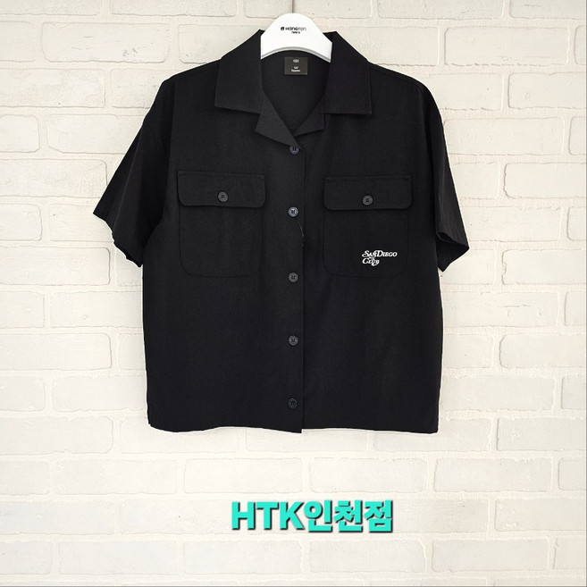 [행텐주니어] *인천점* 반크롭 나일론스판 아이스블랙셔츠@@25년여름#초신상# 시원한소제@@스판짱@@조금짧음@@남아주문시 한사이즈업@@14520-120-452-41