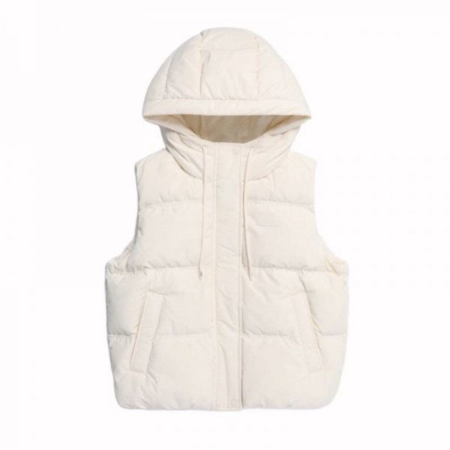 NATIONALGEOGRAPHIC 내셔널지오그래픽 N254WDV940 여성 크라사 후디 덕다운 베스트 IVORY