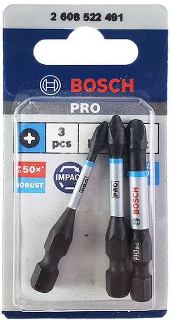 보쉬 임팩트 스크루드라이버 비트 세트 75mm 1/4인치 육각 섕크 PH1 PH2 PH3.Bosch PH123