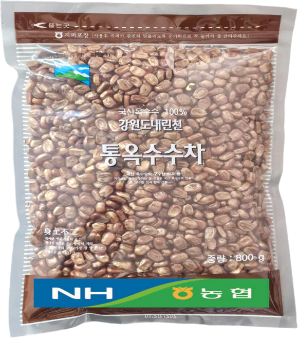 농협 볶음 통옥수수차 강원도 인제 신선도보장 최신상품, 1세트, 1개입, 800g