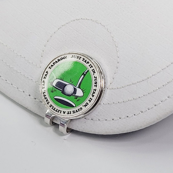 럭키 골프 볼마커 볼마크 세트 자석클립 세트, 2개, 그린볼