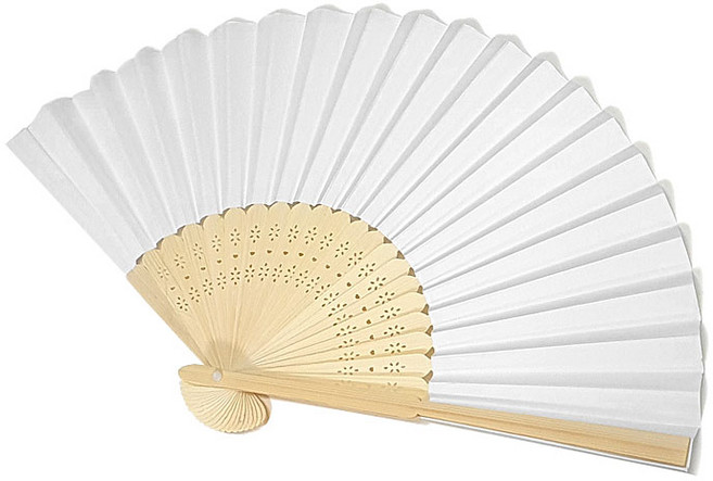 부채만들기 접이부채, 10개, 합죽선(무지)