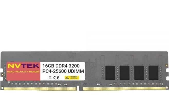 NVTEK 16GB (1X16GB) DDR4 3200MHZ PC4-25600 UDIMM 2Rx8 1.2V CL22 288핀 Non-ECC 언버퍼드 데스크탑 PC 컴퓨터 메모리, 16GB (1X16GB) DDR4 3200MHZ UDI - 쿠팡