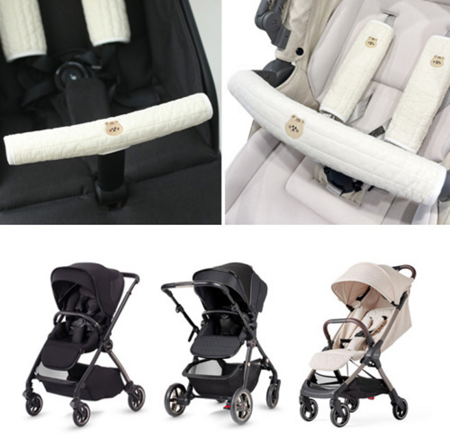 실버크로스 듄 서프 클릭2.0 스피릿 유모차 안전바 안전벨트 커버 악세서리, 02.M4U T안전바커버-다다, 1개