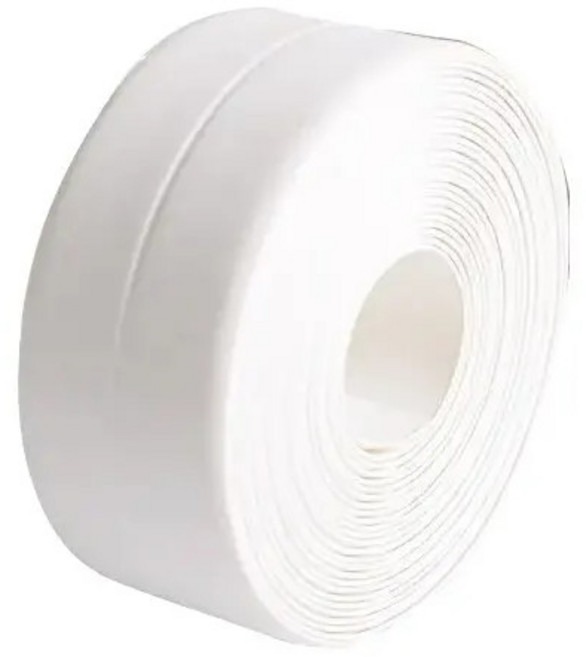 PVC 密封膠帶 廚房浴室配件, 1個, 白色 3MX2CM