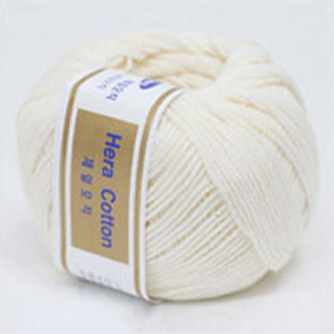 헤라 코튼 뜨개실, 2개, 217.아이보리