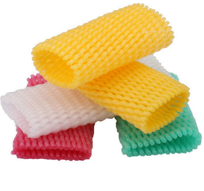 과일망 포장지 완충재 과일 네트망 팬캡 과일캡 유리망 그물망 제품 보호망 14cm, 100개, 화이트