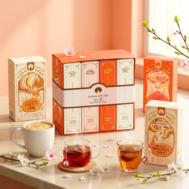 튼튼맘스 루이보스티 기프트세트 (태교동화 에디션), 수량, 1개, 6개입