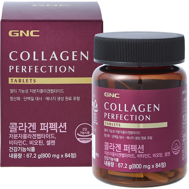 GNC 콜라겐 퍼펙션 영양제, 84정, 1개 - 쿠팡