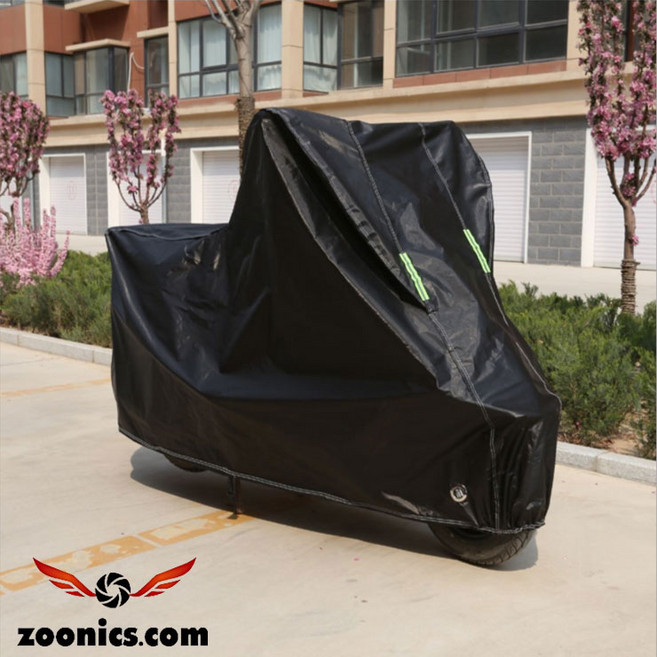 주닉스 오토바이 방수커버 바이크 전차종 덮개, S사이즈-블랙