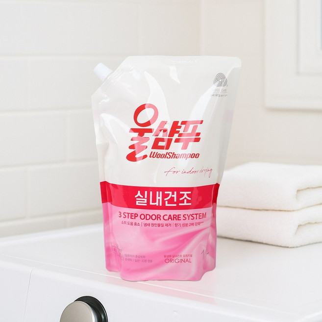 울샴푸 오리지널 실내건조 리필, 1.3L, 1개입, 1개