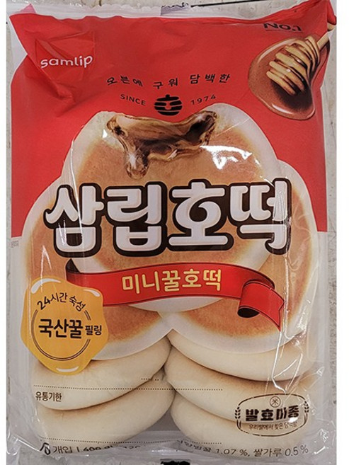 samlip 삼립 미니꿀호떡 400g (6개입), 1개