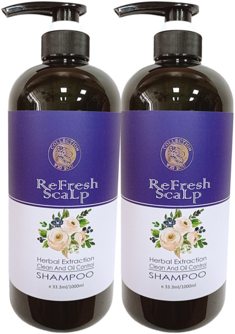 葳柔 weiRou 精油香氛洗髮精, 1000kg, 2個