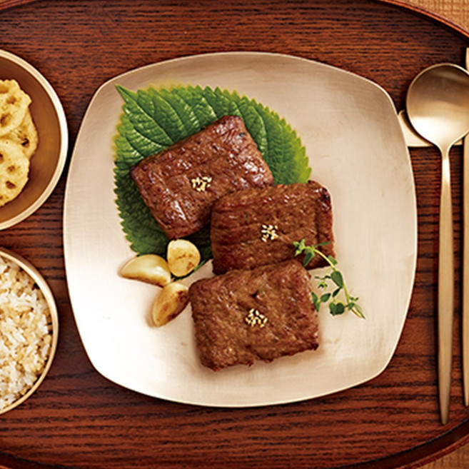 [전자렌지 3분 완성] 담양 한돈 숯불 돼지 떡갈비, 1개, 180g